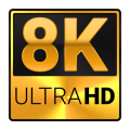 8K Ultra HD Logo